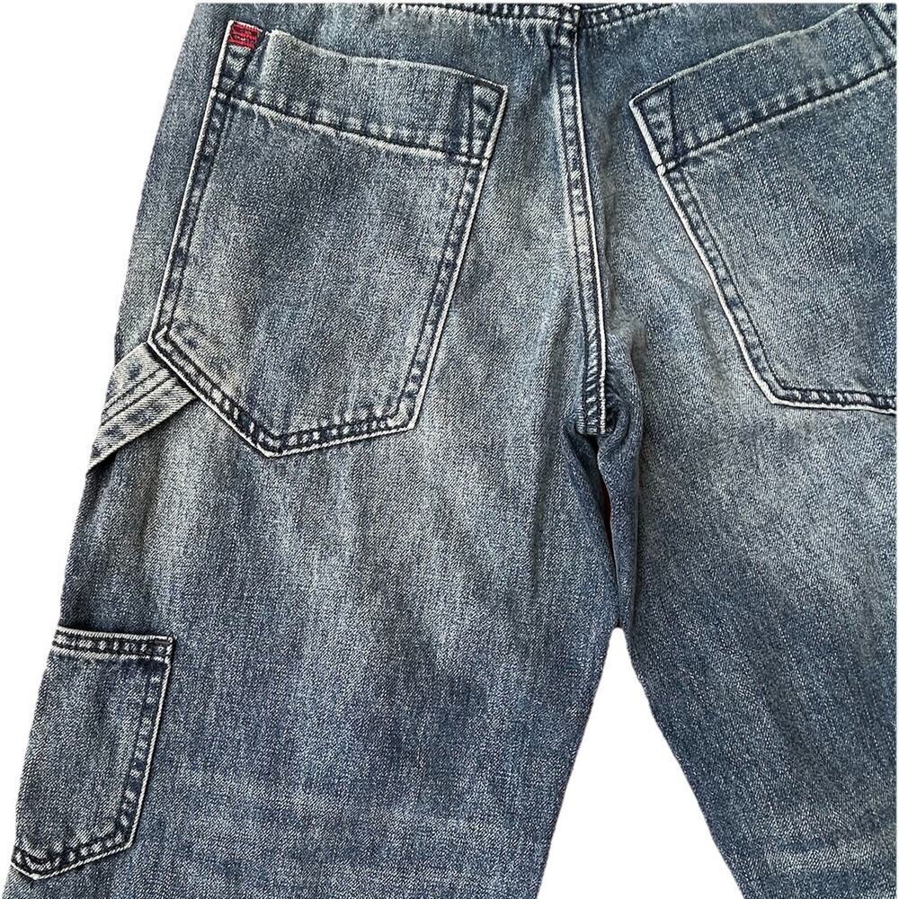 BDG Bella Baggy Carpenter Jeans Size 24 Double Knee Utility Y2K Skater Grunge - Picture 13 of 13